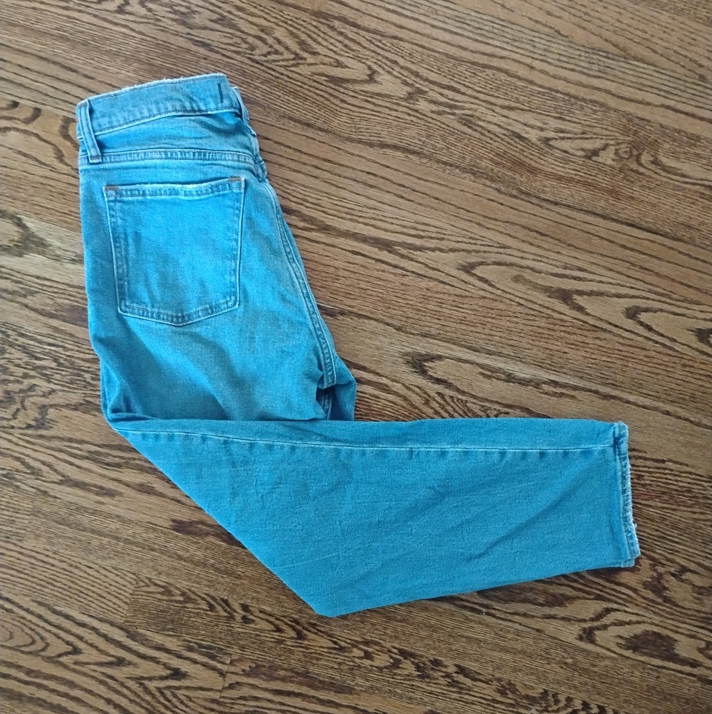 Abercrombie & Fitch Womens Light Blue Ankle Jeans